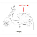 Elektrická motorka Vespa ROMA Scooter - červená